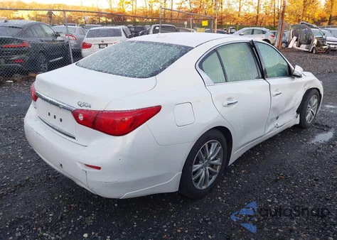 2015 Infiniti Q50 из США, поврежденный, VIN JN1BV7AR8FM413787